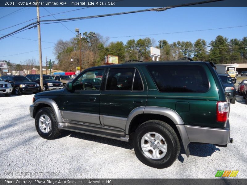 Imperial Jade Mica / Oak 2001 Toyota 4Runner Limited 4x4