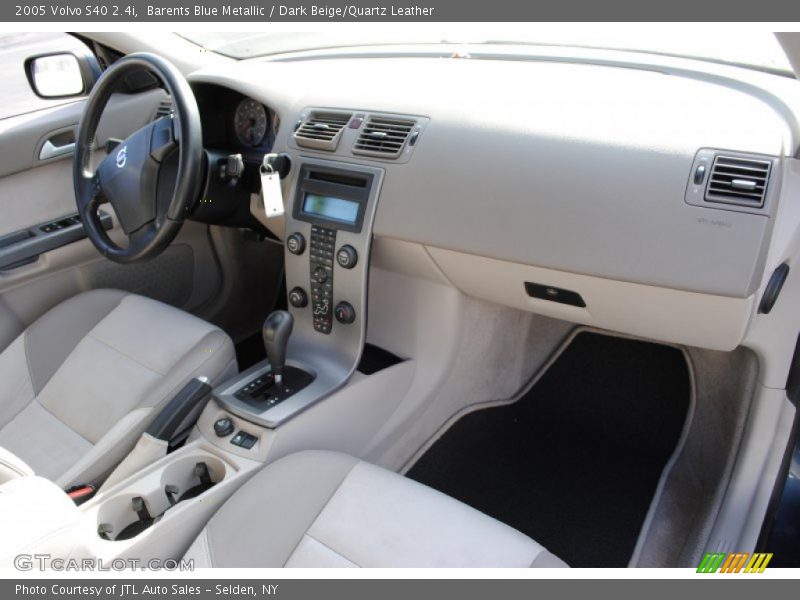 Barents Blue Metallic / Dark Beige/Quartz Leather 2005 Volvo S40 2.4i