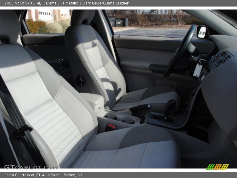 Barents Blue Metallic / Dark Beige/Quartz Leather 2005 Volvo S40 2.4i