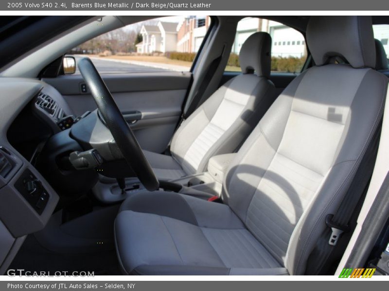 Barents Blue Metallic / Dark Beige/Quartz Leather 2005 Volvo S40 2.4i