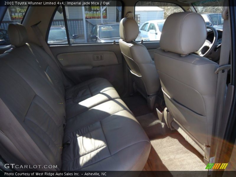 Imperial Jade Mica / Oak 2001 Toyota 4Runner Limited 4x4