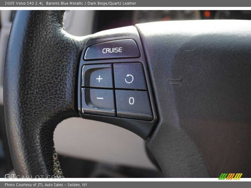 Barents Blue Metallic / Dark Beige/Quartz Leather 2005 Volvo S40 2.4i