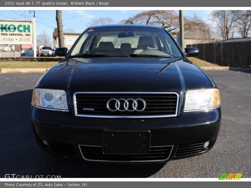 Brilliant Black / Beige 2002 Audi A6 2.7T quattro Sedan