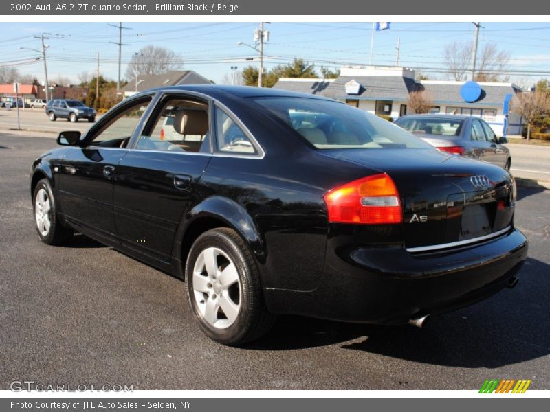 Brilliant Black / Beige 2002 Audi A6 2.7T quattro Sedan