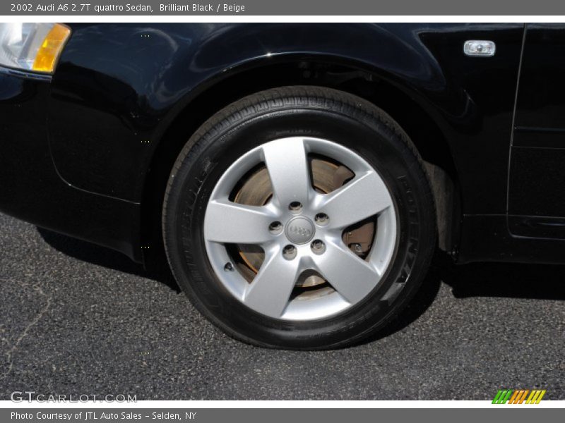 Brilliant Black / Beige 2002 Audi A6 2.7T quattro Sedan