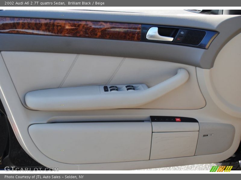 Brilliant Black / Beige 2002 Audi A6 2.7T quattro Sedan