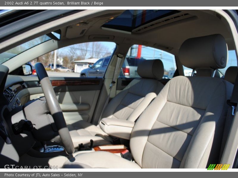 Brilliant Black / Beige 2002 Audi A6 2.7T quattro Sedan