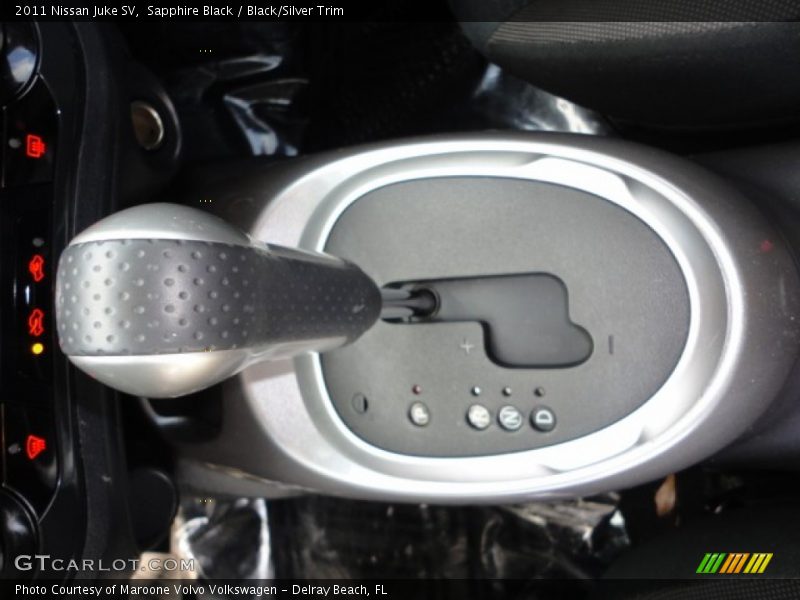 Sapphire Black / Black/Silver Trim 2011 Nissan Juke SV