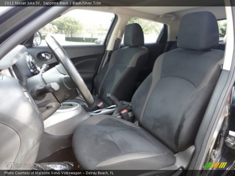 Sapphire Black / Black/Silver Trim 2011 Nissan Juke SV