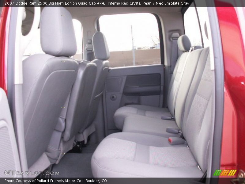 Inferno Red Crystal Pearl / Medium Slate Gray 2007 Dodge Ram 2500 Big Horn Edition Quad Cab 4x4