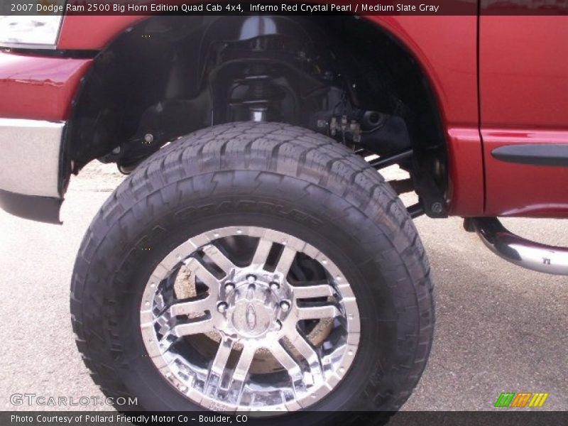 Inferno Red Crystal Pearl / Medium Slate Gray 2007 Dodge Ram 2500 Big Horn Edition Quad Cab 4x4