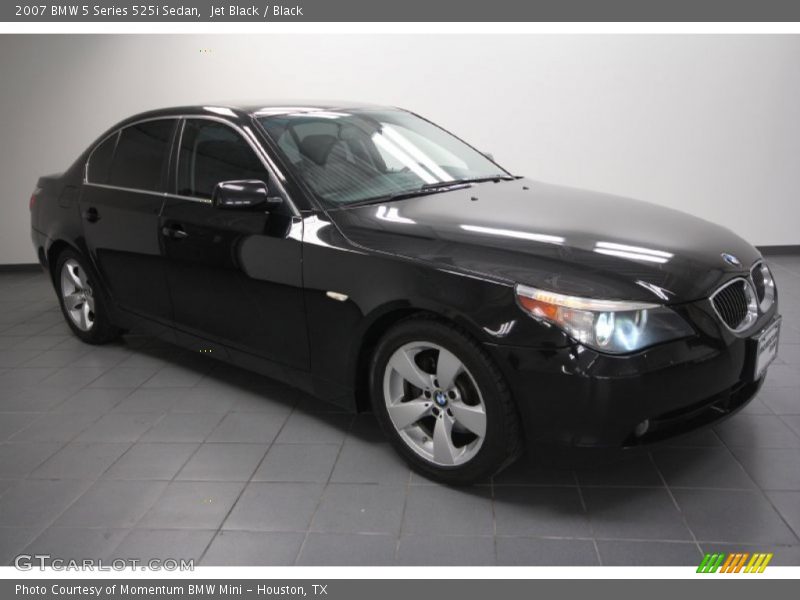 Jet Black / Black 2007 BMW 5 Series 525i Sedan