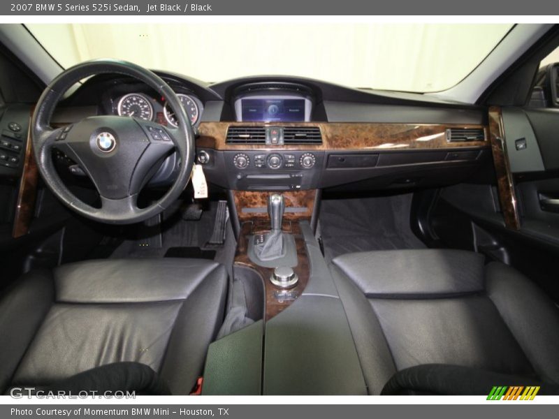 Jet Black / Black 2007 BMW 5 Series 525i Sedan
