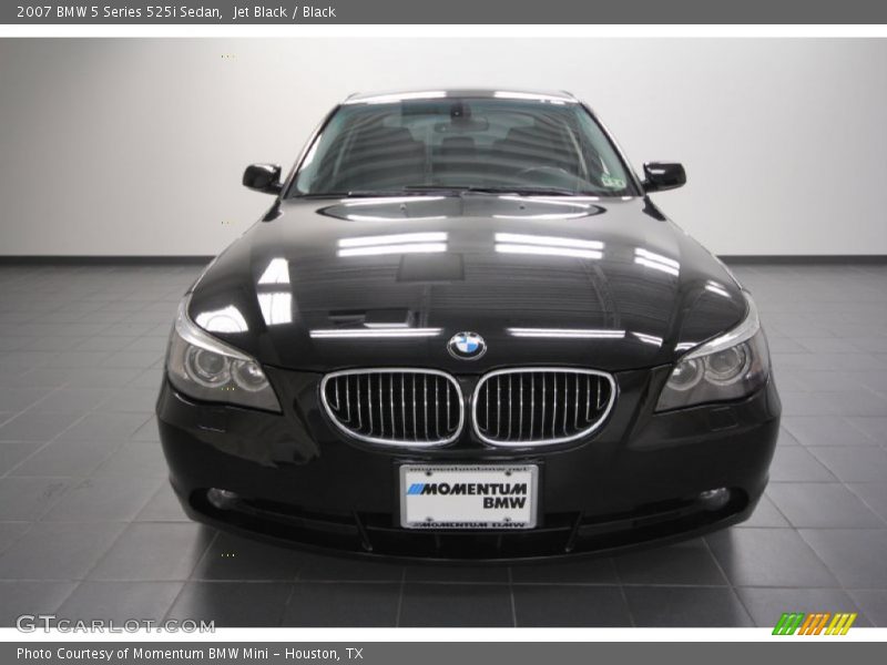 Jet Black / Black 2007 BMW 5 Series 525i Sedan