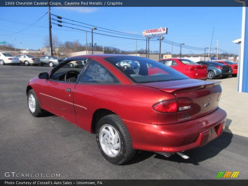 Cayenne Red Metallic / Graphite 1999 Chevrolet Cavalier Coupe