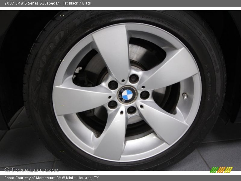 Jet Black / Black 2007 BMW 5 Series 525i Sedan