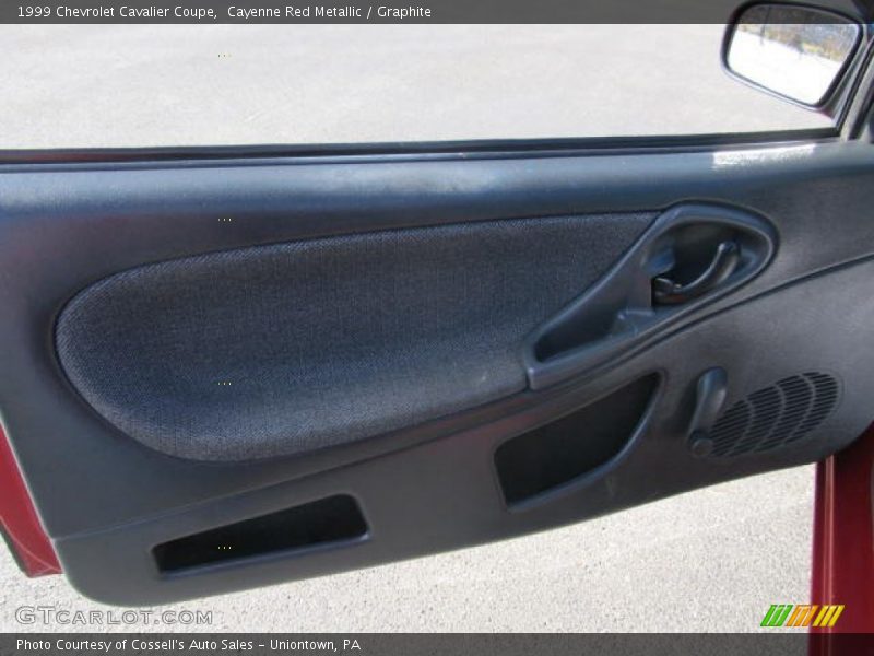 Cayenne Red Metallic / Graphite 1999 Chevrolet Cavalier Coupe