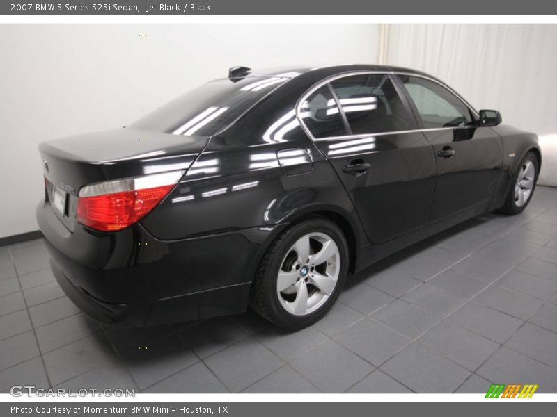 Jet Black / Black 2007 BMW 5 Series 525i Sedan