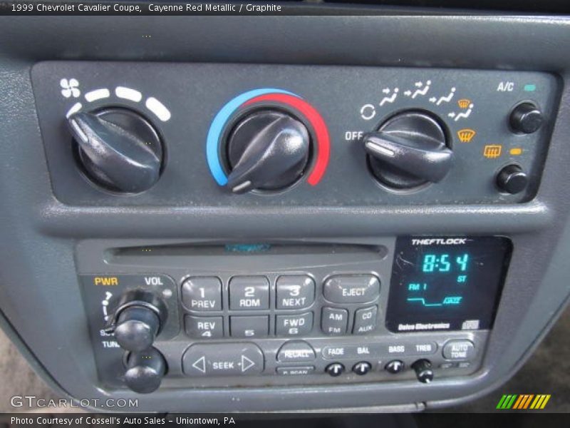 Cayenne Red Metallic / Graphite 1999 Chevrolet Cavalier Coupe