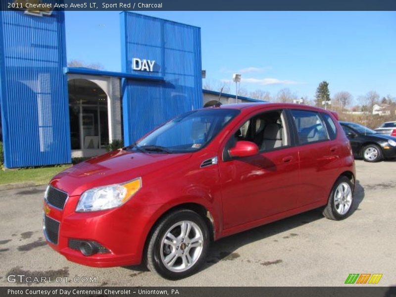 Sport Red / Charcoal 2011 Chevrolet Aveo Aveo5 LT