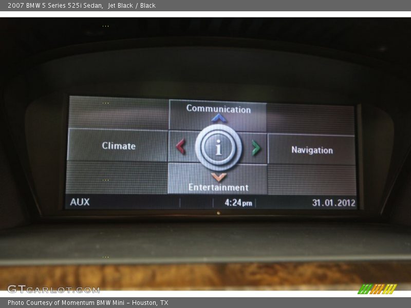 Jet Black / Black 2007 BMW 5 Series 525i Sedan
