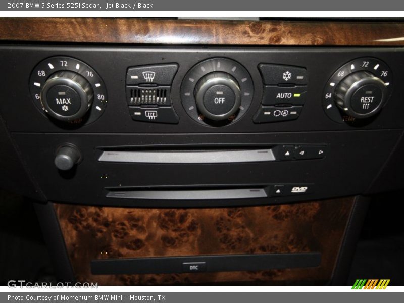 Jet Black / Black 2007 BMW 5 Series 525i Sedan