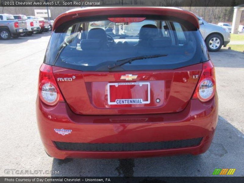 Sport Red / Charcoal 2011 Chevrolet Aveo Aveo5 LT