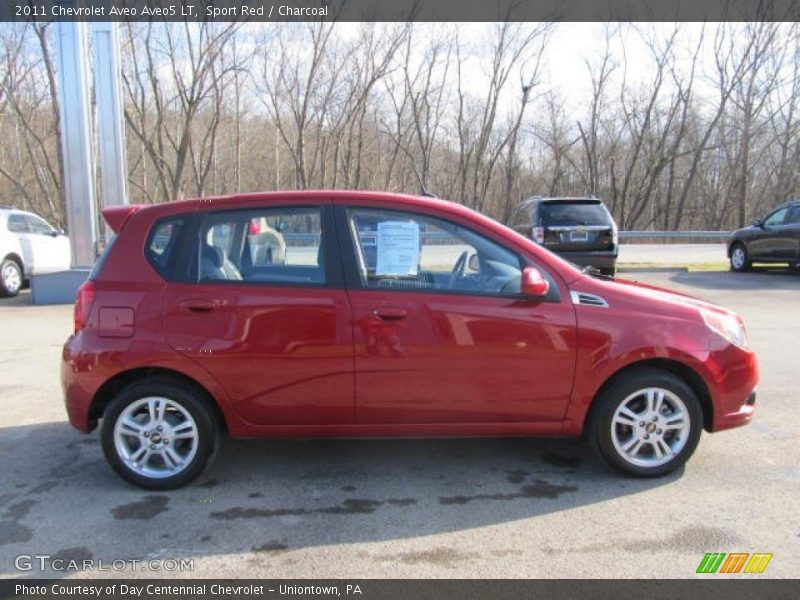 Sport Red / Charcoal 2011 Chevrolet Aveo Aveo5 LT