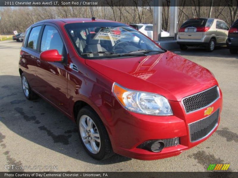 Sport Red / Charcoal 2011 Chevrolet Aveo Aveo5 LT