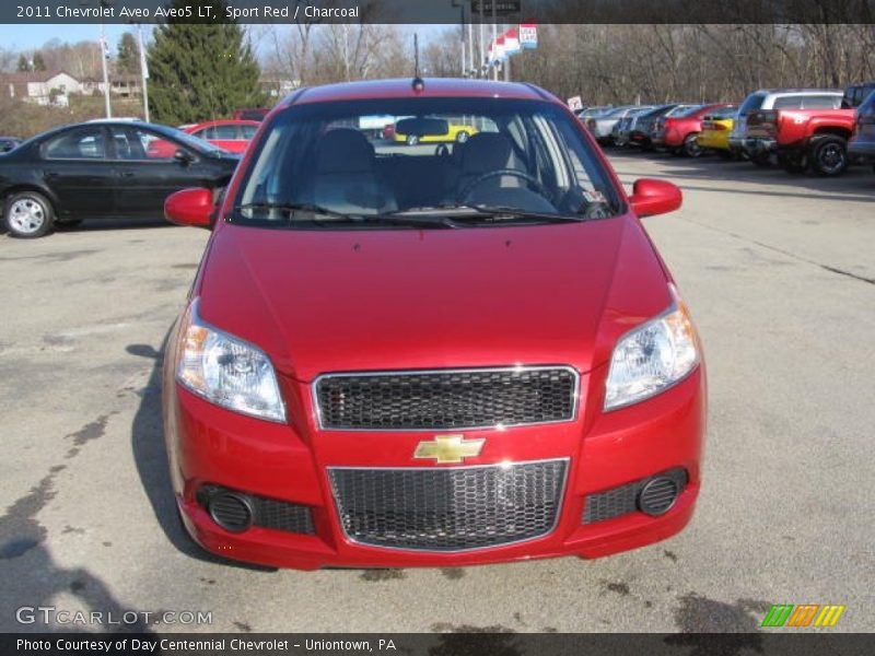 Sport Red / Charcoal 2011 Chevrolet Aveo Aveo5 LT
