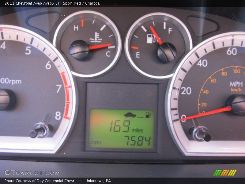 Sport Red / Charcoal 2011 Chevrolet Aveo Aveo5 LT