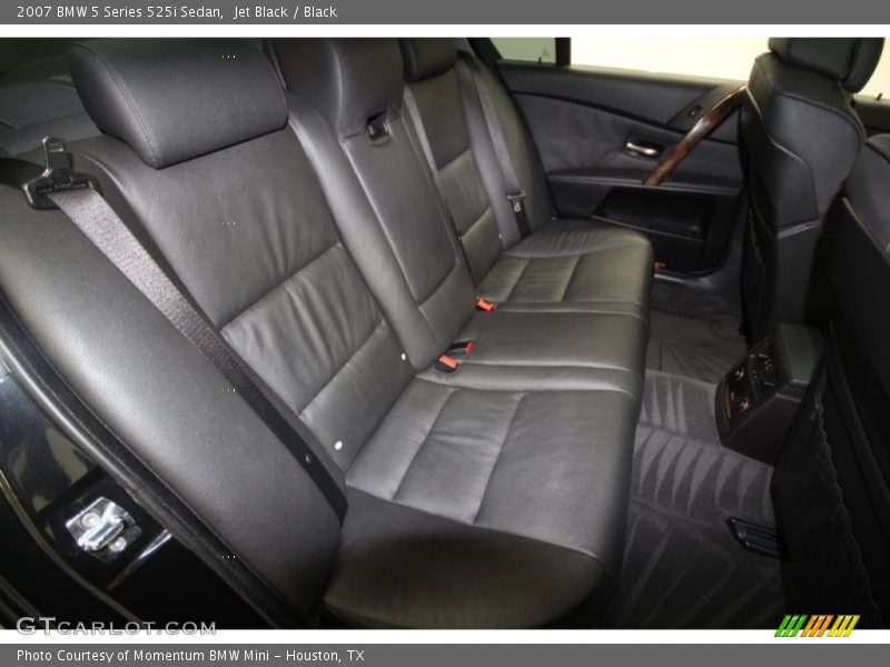 Jet Black / Black 2007 BMW 5 Series 525i Sedan