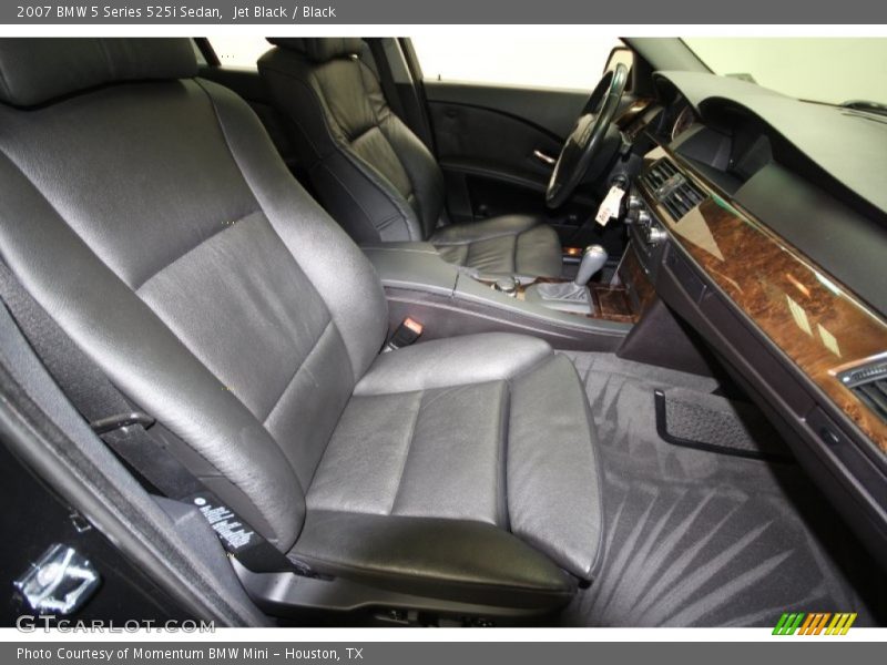 Jet Black / Black 2007 BMW 5 Series 525i Sedan