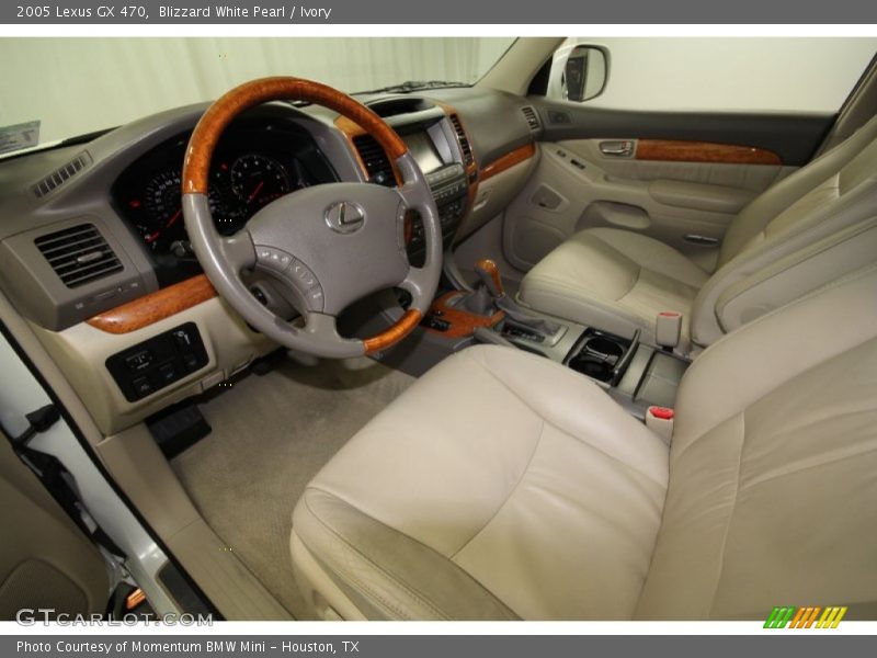 Blizzard White Pearl / Ivory 2005 Lexus GX 470