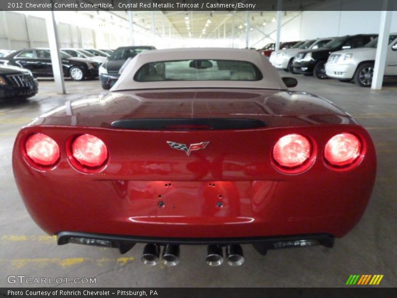 Crystal Red Metallic Tintcoat / Cashmere/Ebony 2012 Chevrolet Corvette Convertible