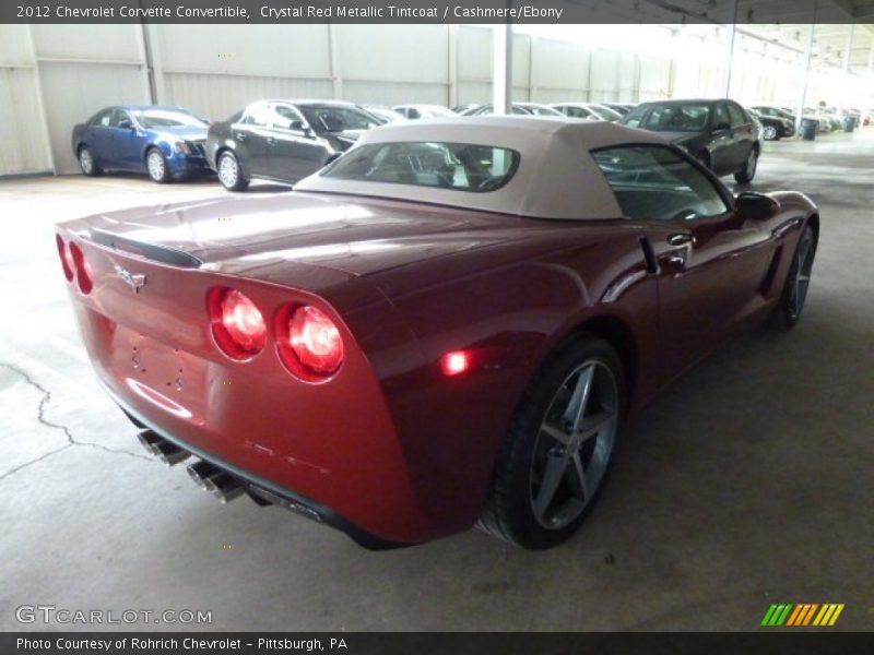 Crystal Red Metallic Tintcoat / Cashmere/Ebony 2012 Chevrolet Corvette Convertible