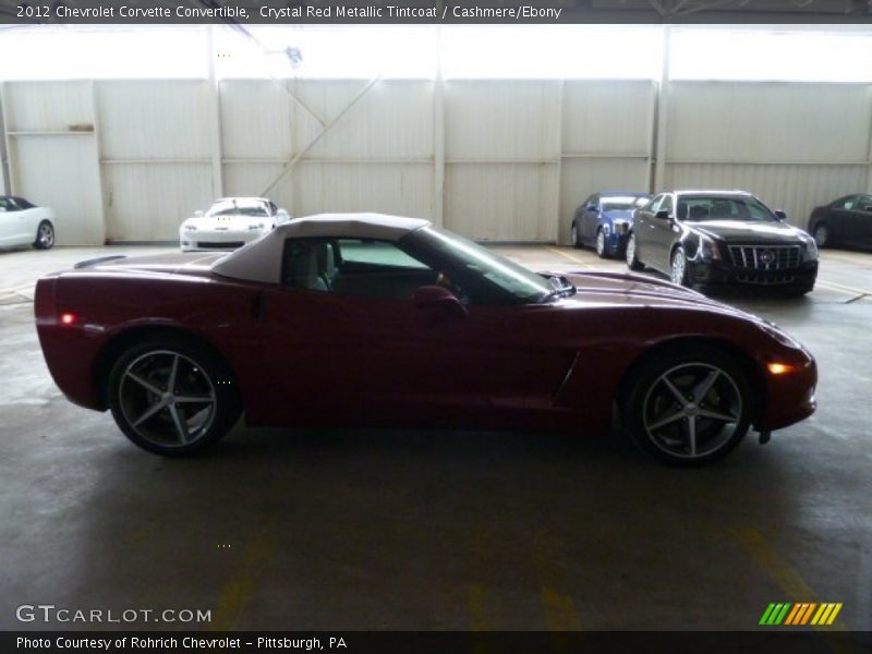Crystal Red Metallic Tintcoat / Cashmere/Ebony 2012 Chevrolet Corvette Convertible