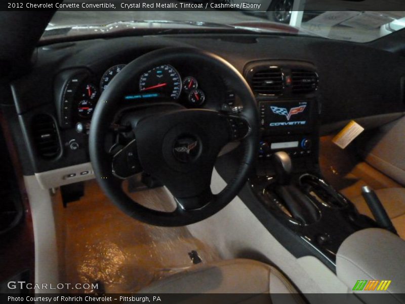 Crystal Red Metallic Tintcoat / Cashmere/Ebony 2012 Chevrolet Corvette Convertible