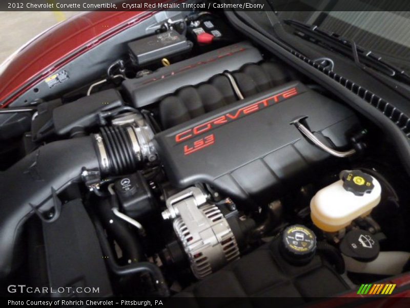 Crystal Red Metallic Tintcoat / Cashmere/Ebony 2012 Chevrolet Corvette Convertible