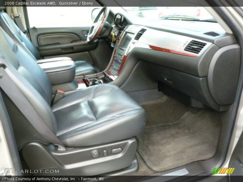 Quicksilver / Ebony 2008 Cadillac Escalade AWD