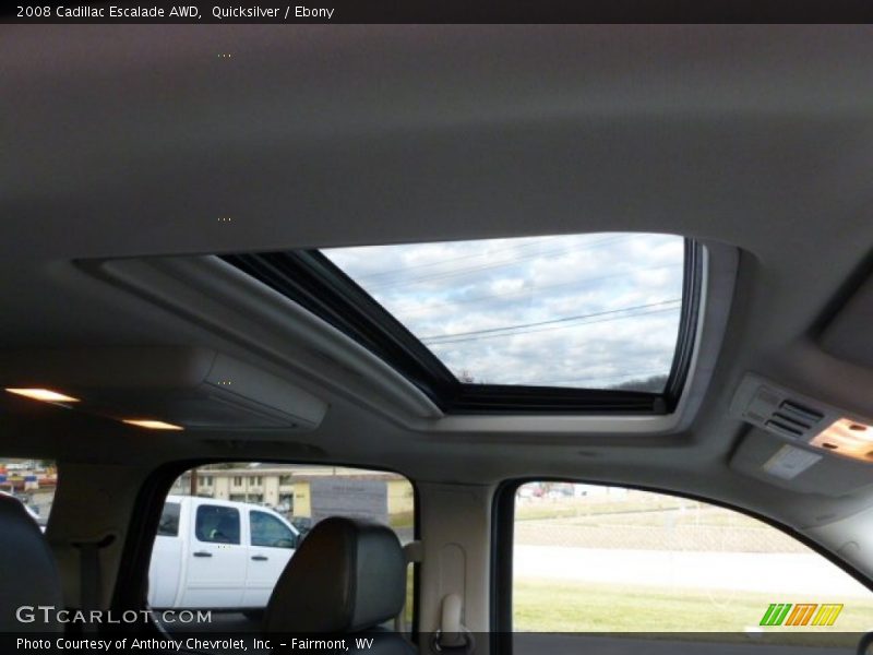 Quicksilver / Ebony 2008 Cadillac Escalade AWD
