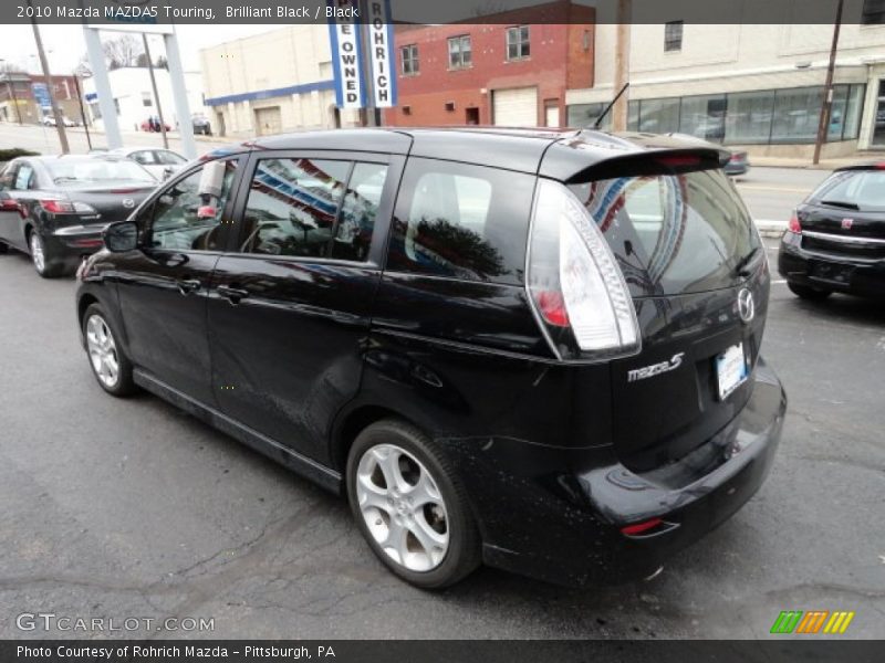 Brilliant Black / Black 2010 Mazda MAZDA5 Touring