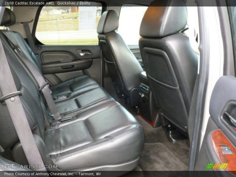 Quicksilver / Ebony 2008 Cadillac Escalade AWD
