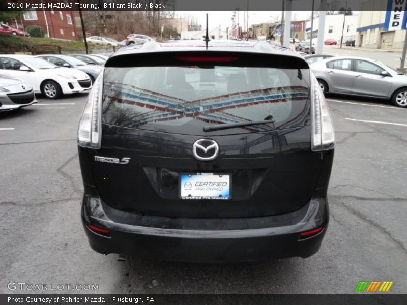 Brilliant Black / Black 2010 Mazda MAZDA5 Touring