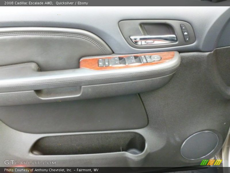 Quicksilver / Ebony 2008 Cadillac Escalade AWD