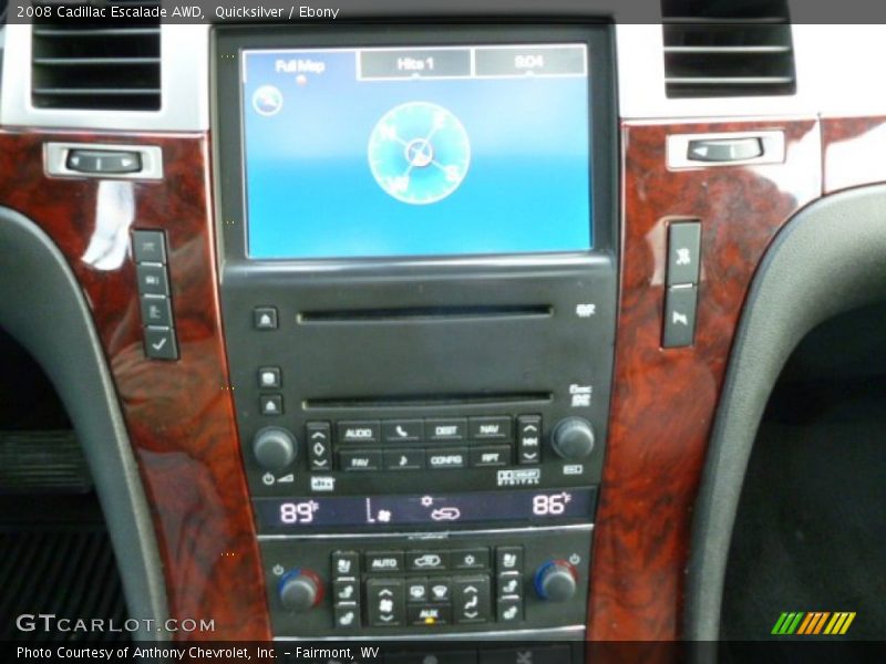 Quicksilver / Ebony 2008 Cadillac Escalade AWD