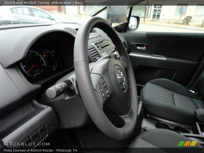 Brilliant Black / Black 2010 Mazda MAZDA5 Touring