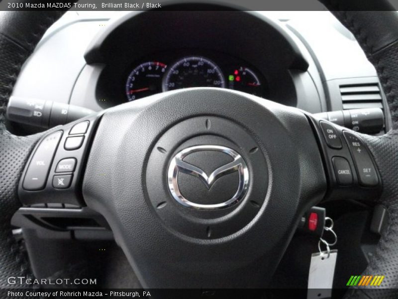 Brilliant Black / Black 2010 Mazda MAZDA5 Touring