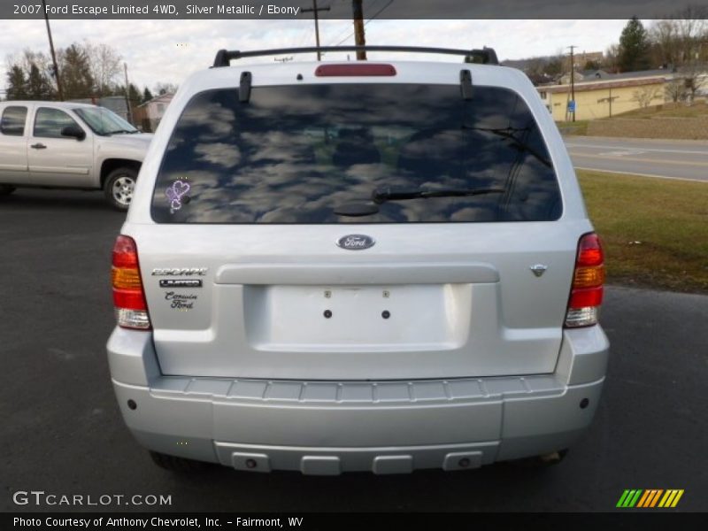 Silver Metallic / Ebony 2007 Ford Escape Limited 4WD