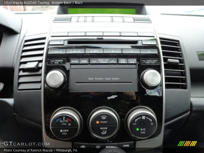 Brilliant Black / Black 2010 Mazda MAZDA5 Touring